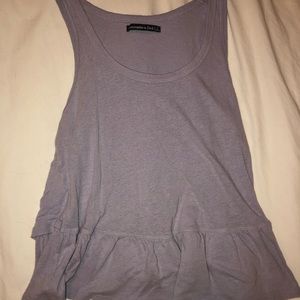 Peplum tank top